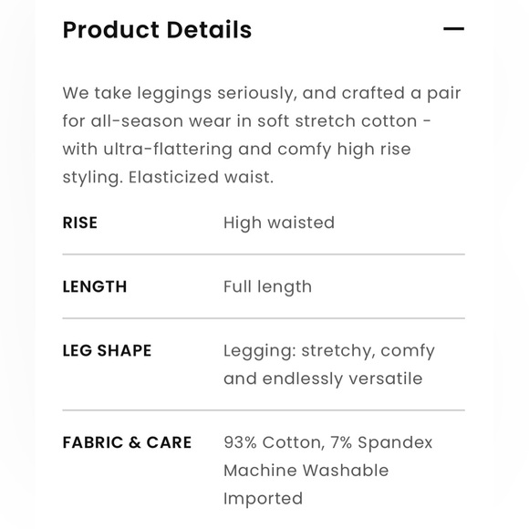 Lou & Grey High Rise Essential Leggings - Picture 3 of 4